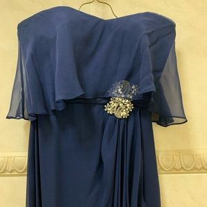 Badgkey Mishka blue gown